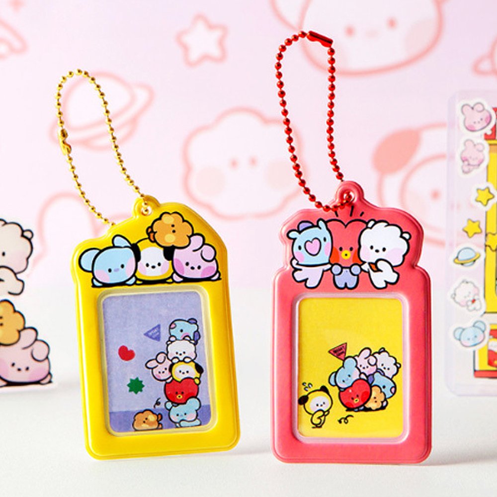BT21 Mini Photo Key Ring