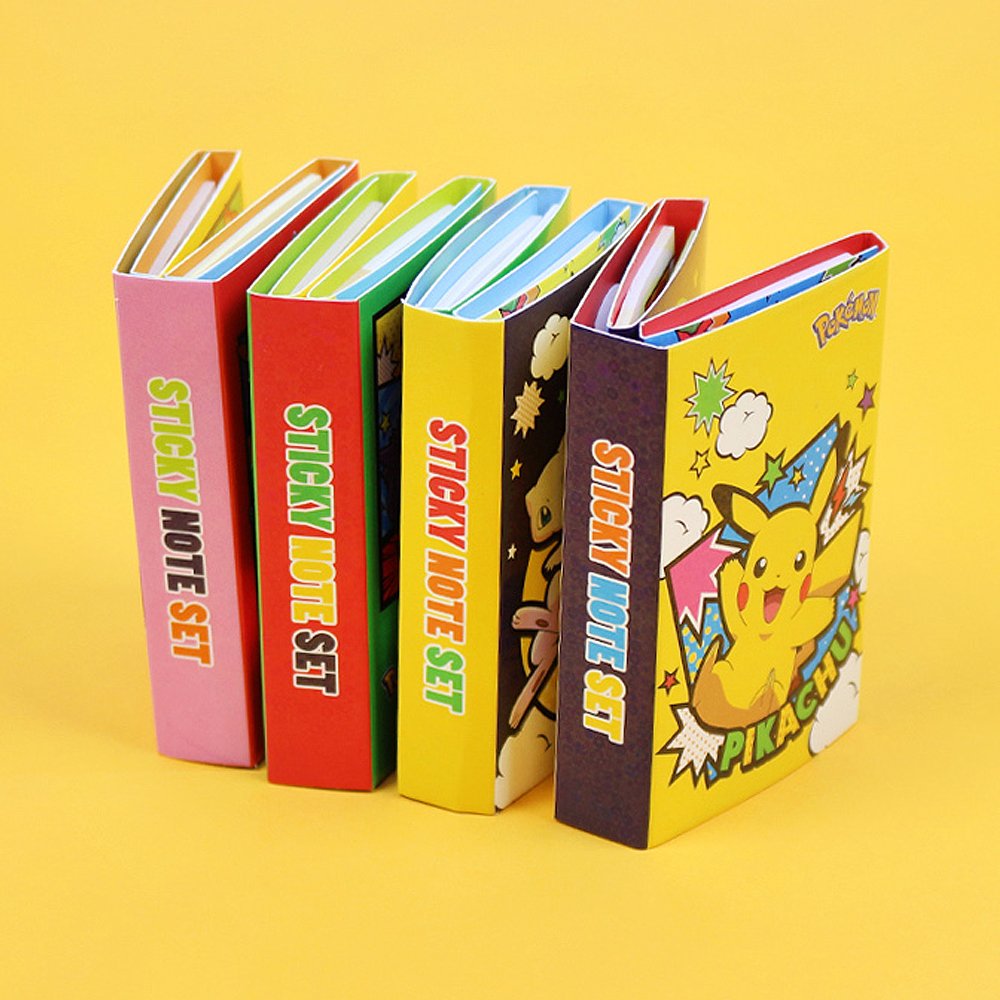 Pokemon 6-Side Assorted Sticky Memo