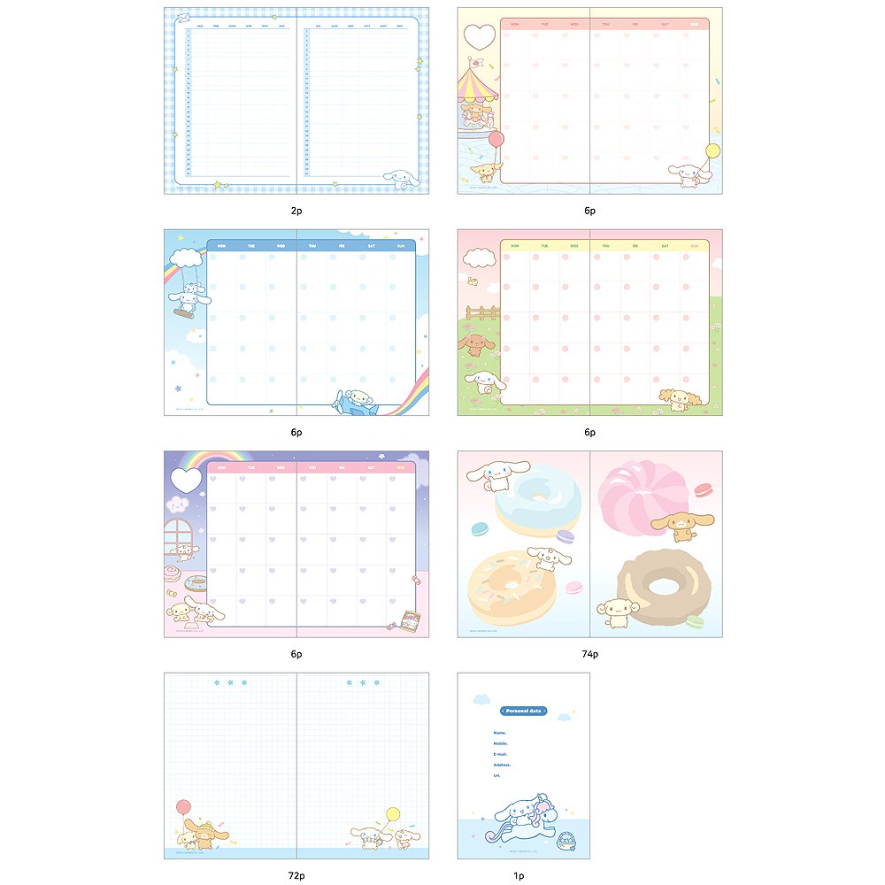 Sanrio Characters Diary Planner