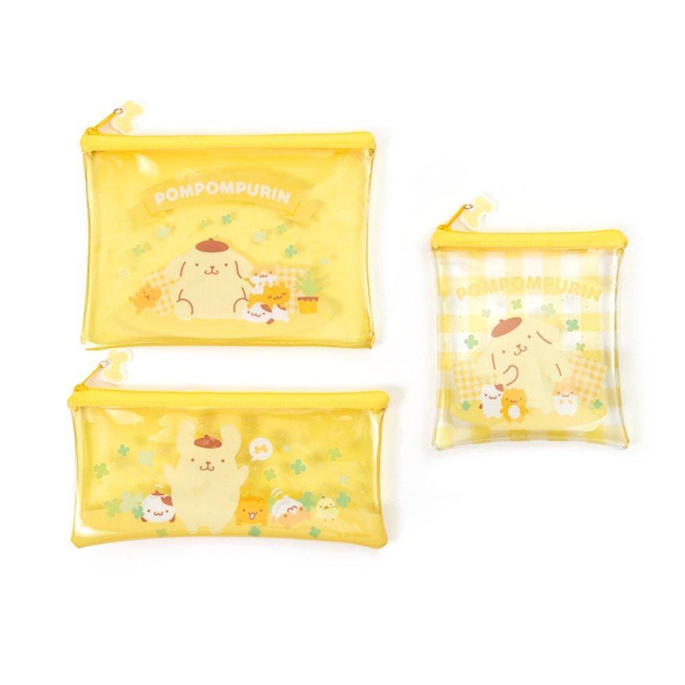 Sanrio Characters Clear Pouch 3pcs Set