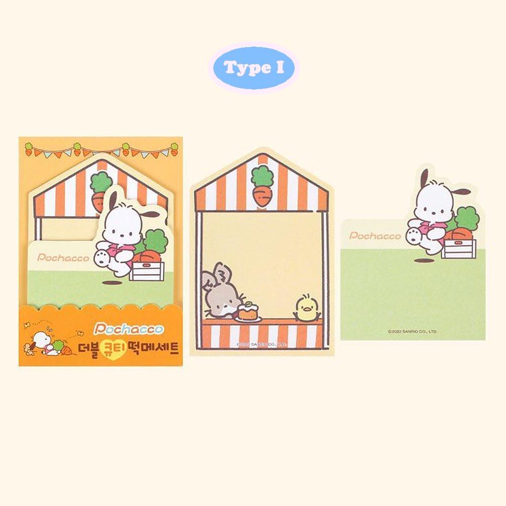 Sanrio Characters Cutie Non-Sticky Memo Set
