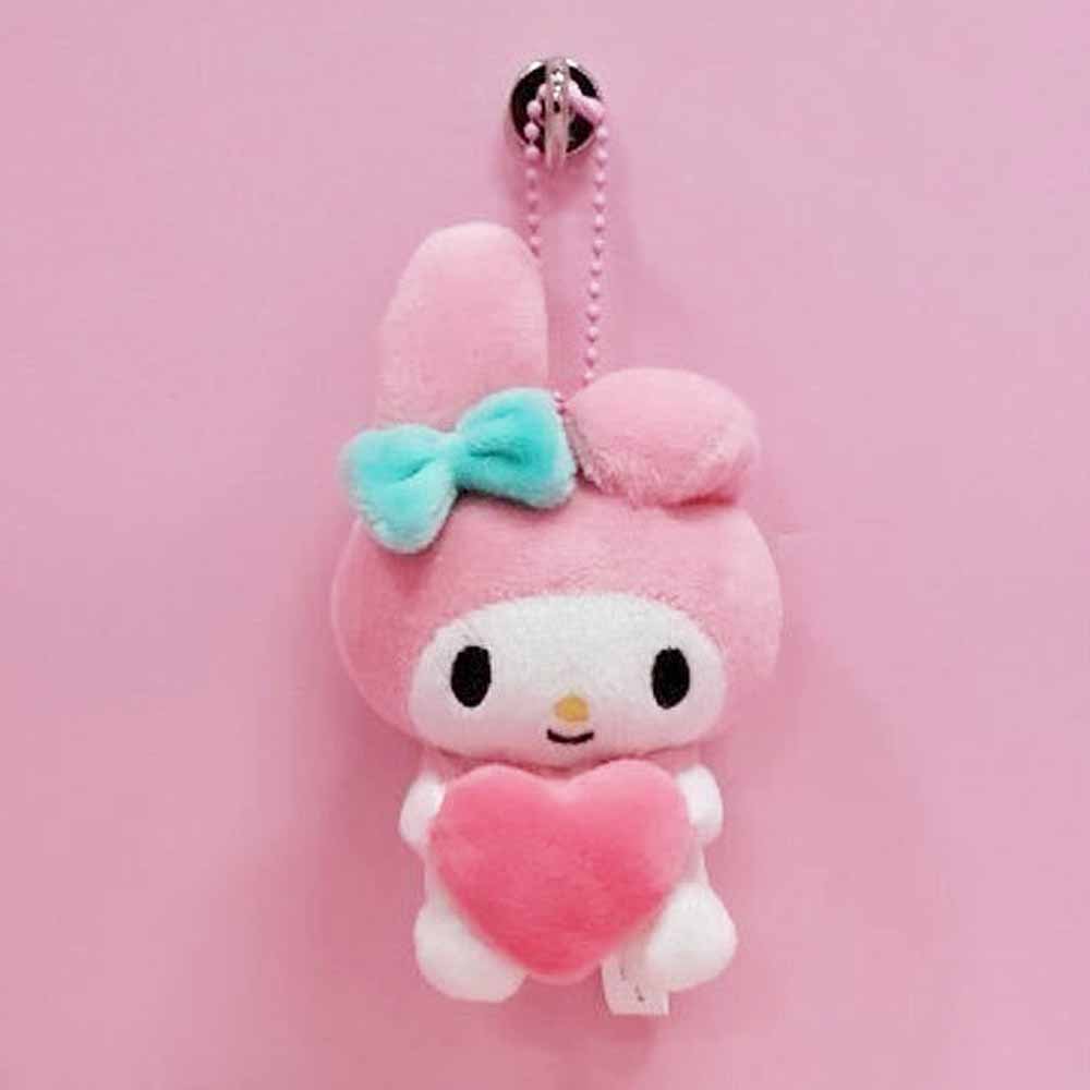 Sanrio My Melody Heart Mini Plush Keychain