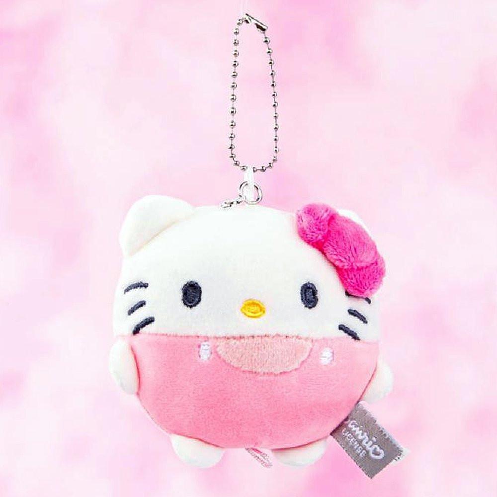 Sanrio Characters 4" Round Mochi Plush Keychain