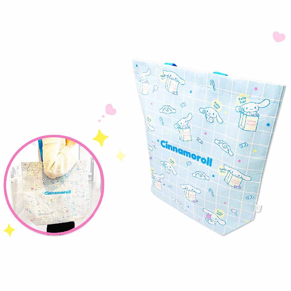 Sanrio Cinnamoroll 18" Large Reusable Tarpaulin Bag