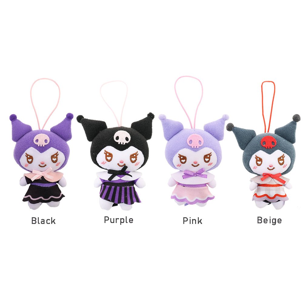 Kuromi Dress Collection Keychain Plush