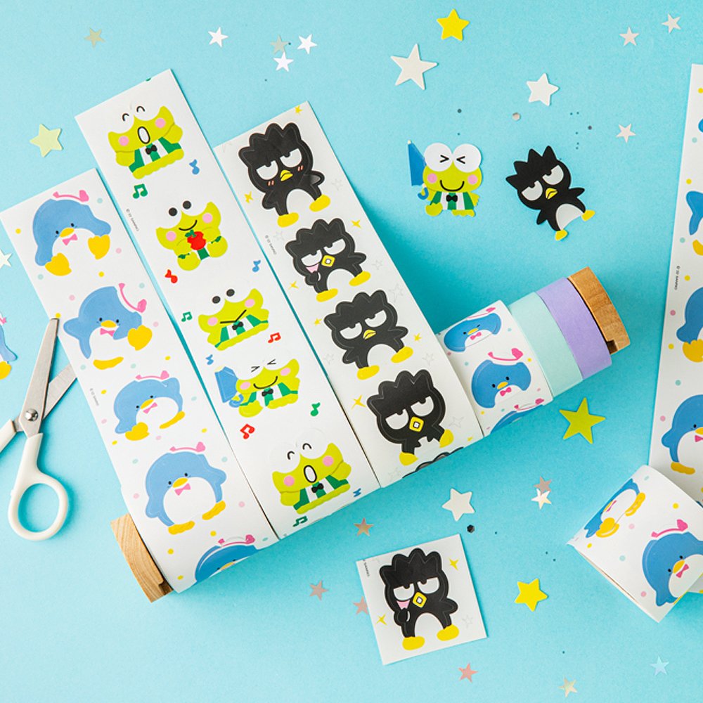 Sanrio Characters Cutie Roll Sticker