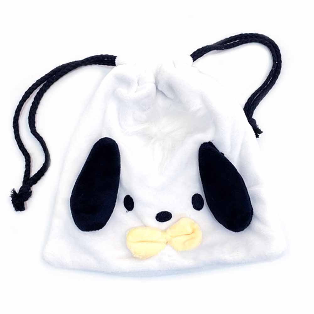 Sanrio Pochacco Face Drawstring Pouch
