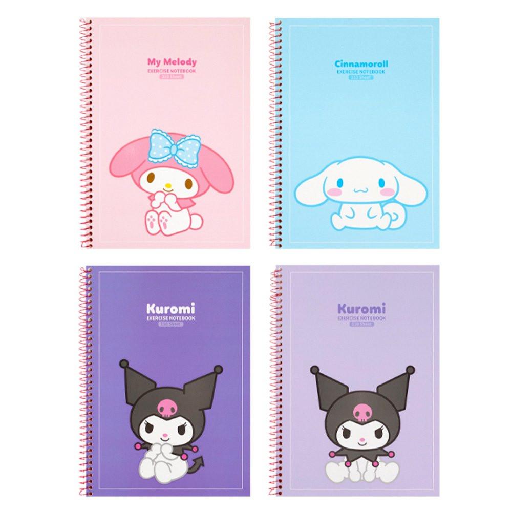 Sanrio Characters Blank Unruled Notebook