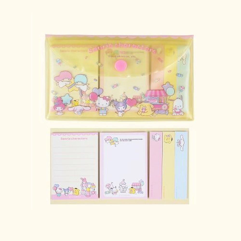 Sanrio Characters Pocket Memo Set