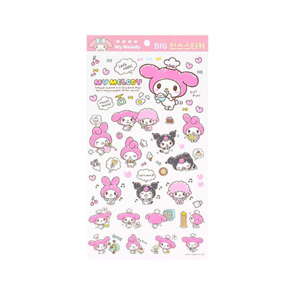 My Melody Big Deco Stickers