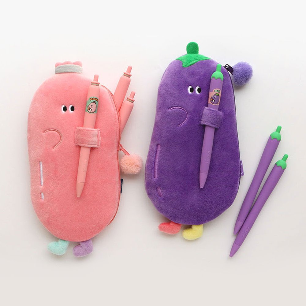 Carrot Friends Plush Pencil Case
