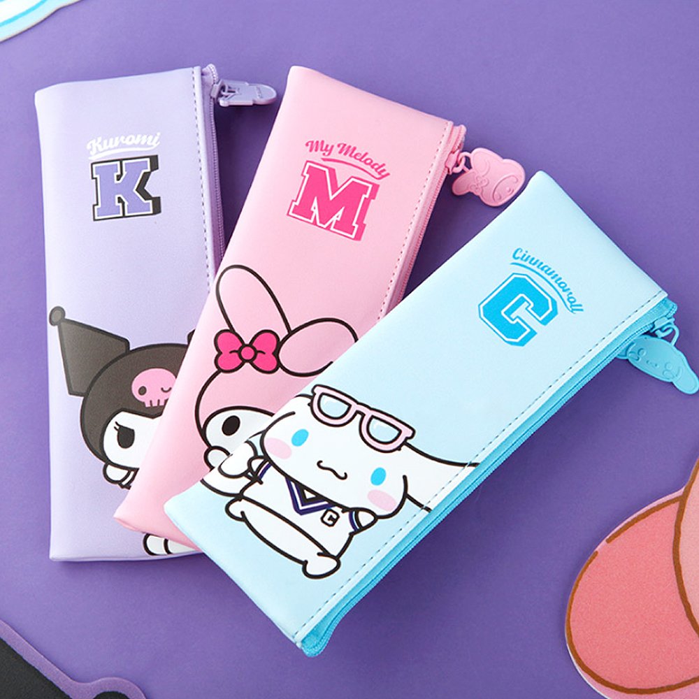 Sanrio Characters Flat Pencil Pouch