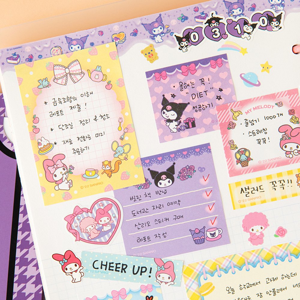 Sanrio Characters Assorted Sticky Memo Book
