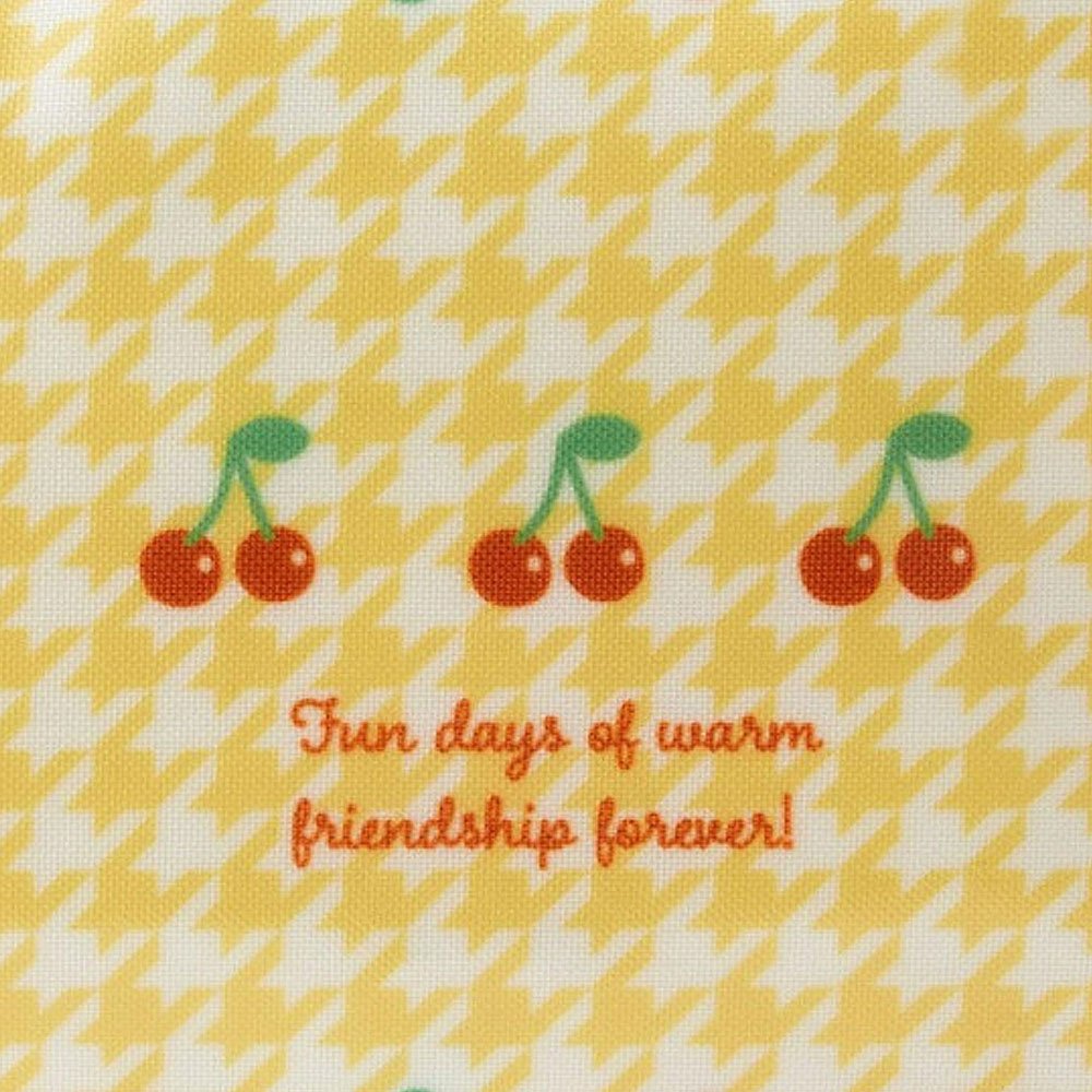 Pompompurin Pouch :Floral Houndstooth