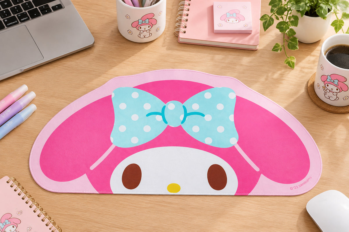 Sanrio Characters Die Cut Wide Desk Pad