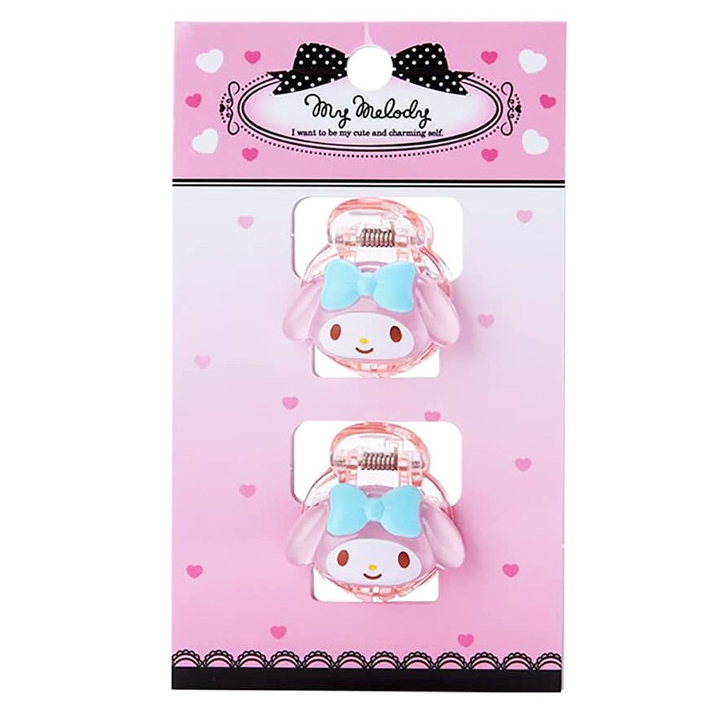 Sanrio Characters Clear Claw Hair Clip Set