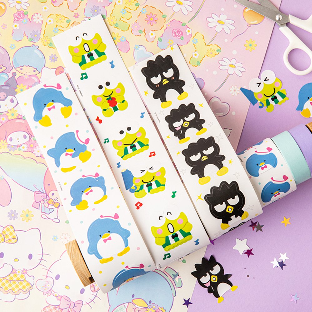 Sanrio Characters Cutie Roll Sticker
