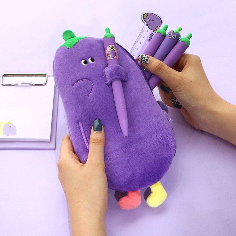Carrot Friends Plush Pencil Case