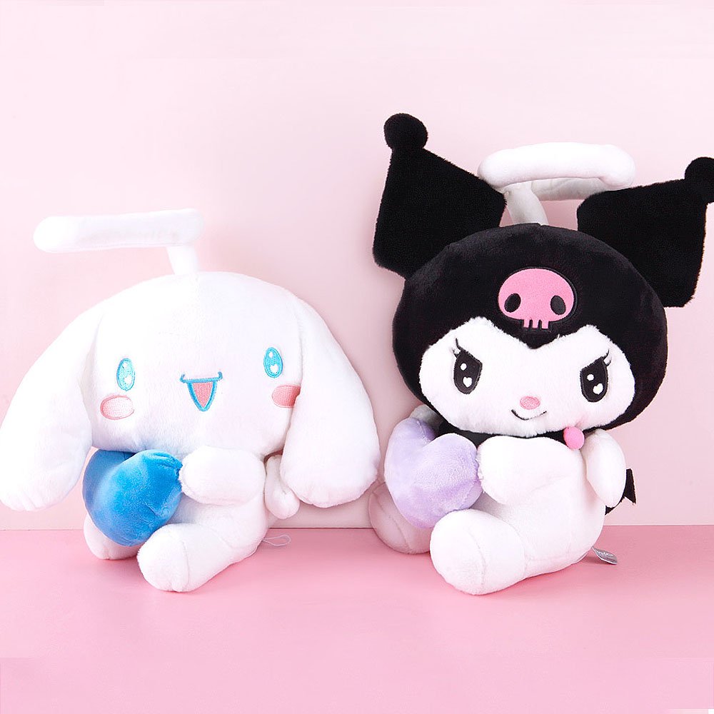 Sanrio Kuromi Angel Halo Heart 10" Plush