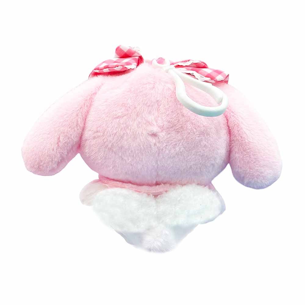Sanrio My Melody Wing Gingham Clip-On Plush