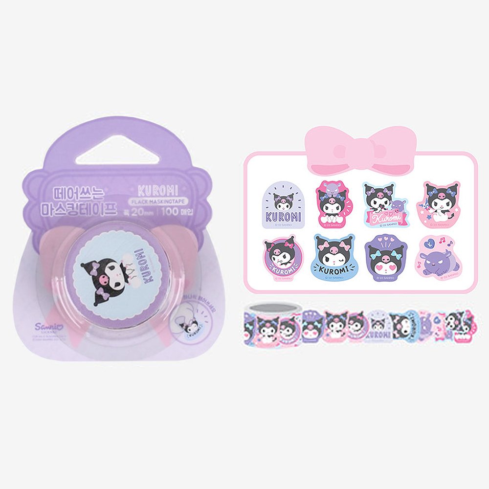 Sanrio Characters Flake Masking Tape