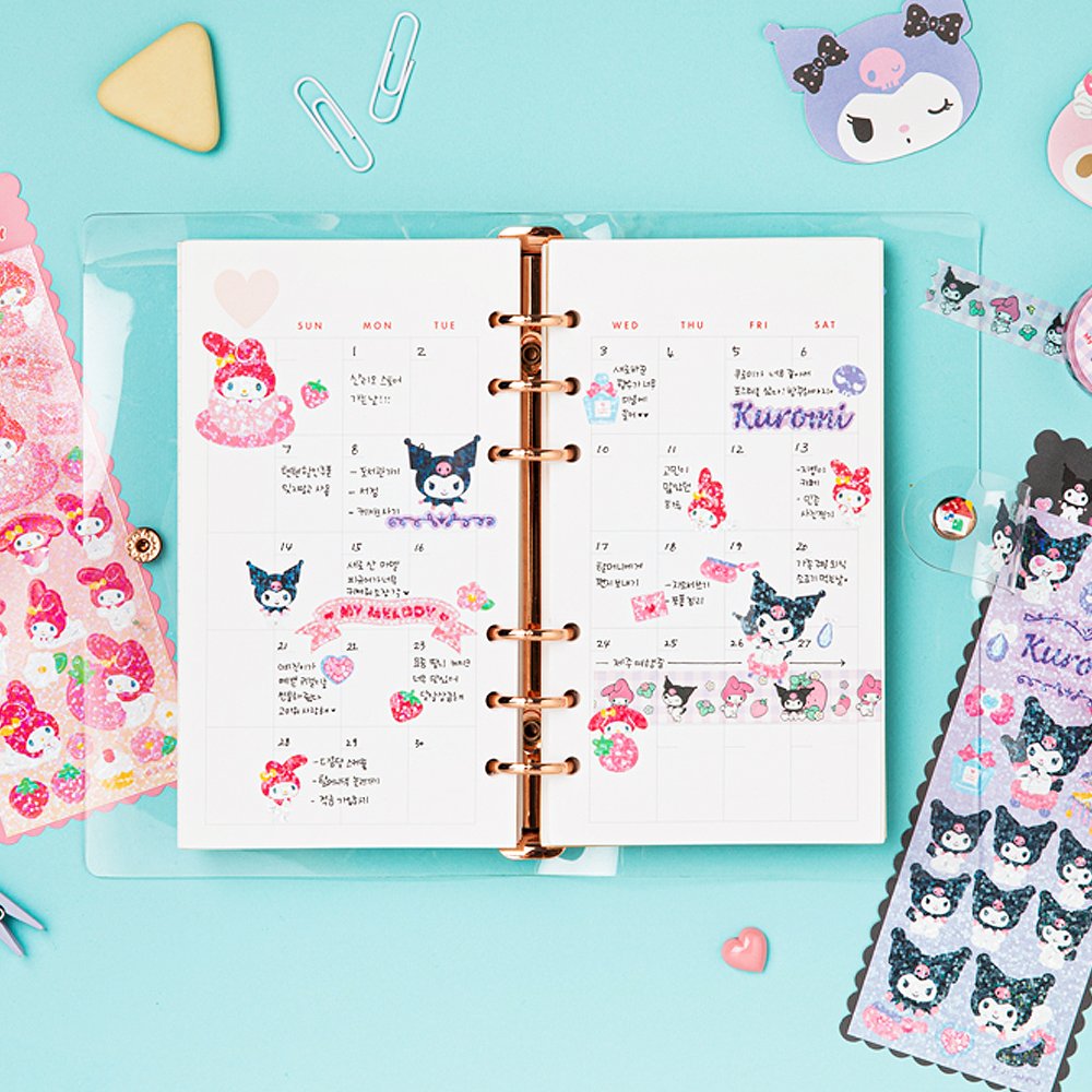 Sanrio Characters Twinkle Seal Sticker Sheet