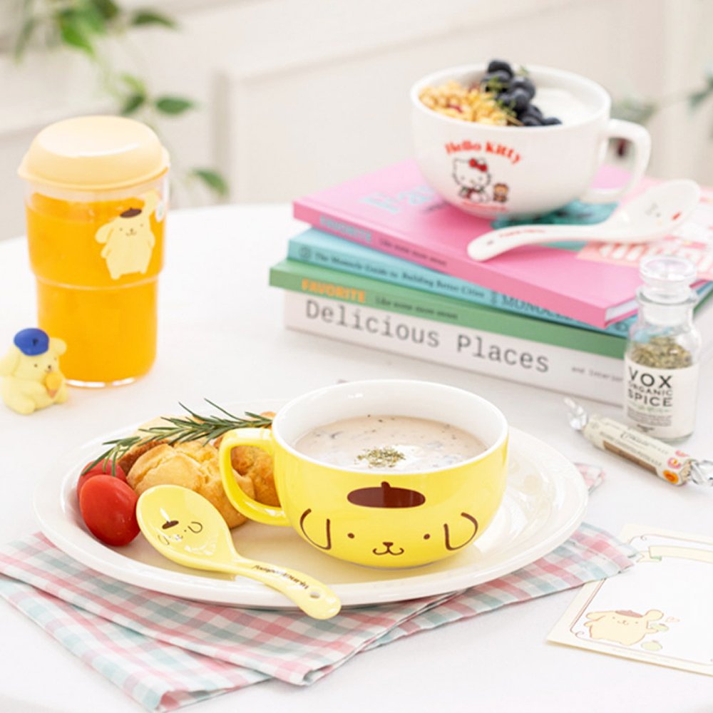 Sanrio Characters Cereal Bowl & Spoon Set