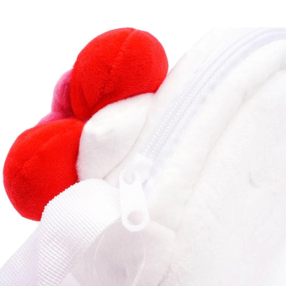 Sanrio Hello Kitty plush pouch crossbody bag, Sanrio Hello Kitty plush pouch shoulder bag, Hello Kitty stuffed animal pouch bag, Hello Kitty pouch across bag, Hello Kitty plushies, Hello Kitty plush accessories , Hello Kitty bag , coin pouch wallet purse
