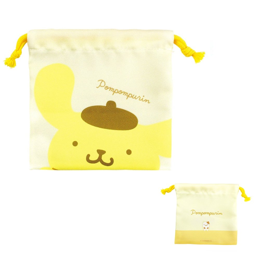 Sanrio Characters Flat Drawstring Pouch