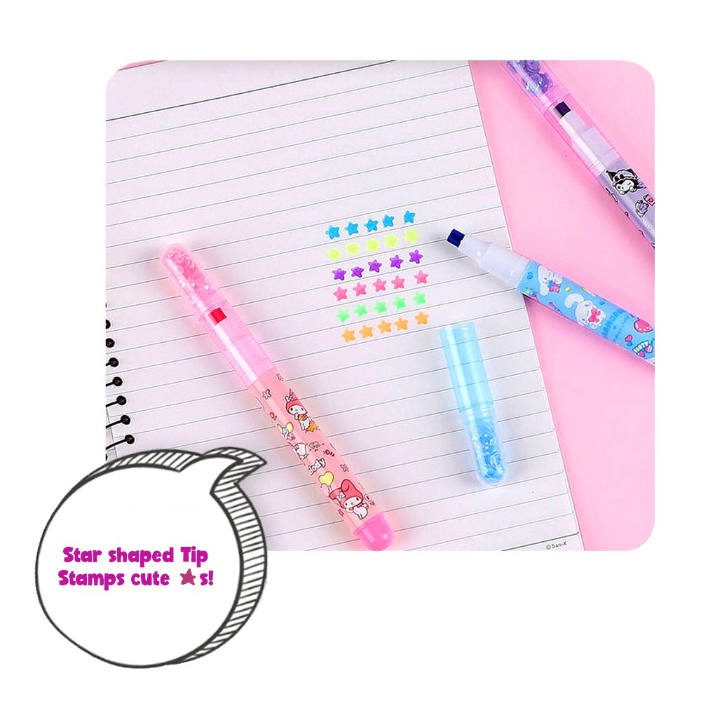 Sanrio Characters Spangle Star Highlighter Set