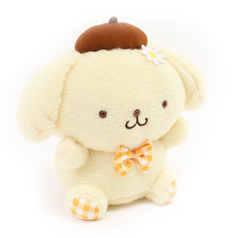 Sanrio Pompompurin Cuddly Plaid 11" Plush