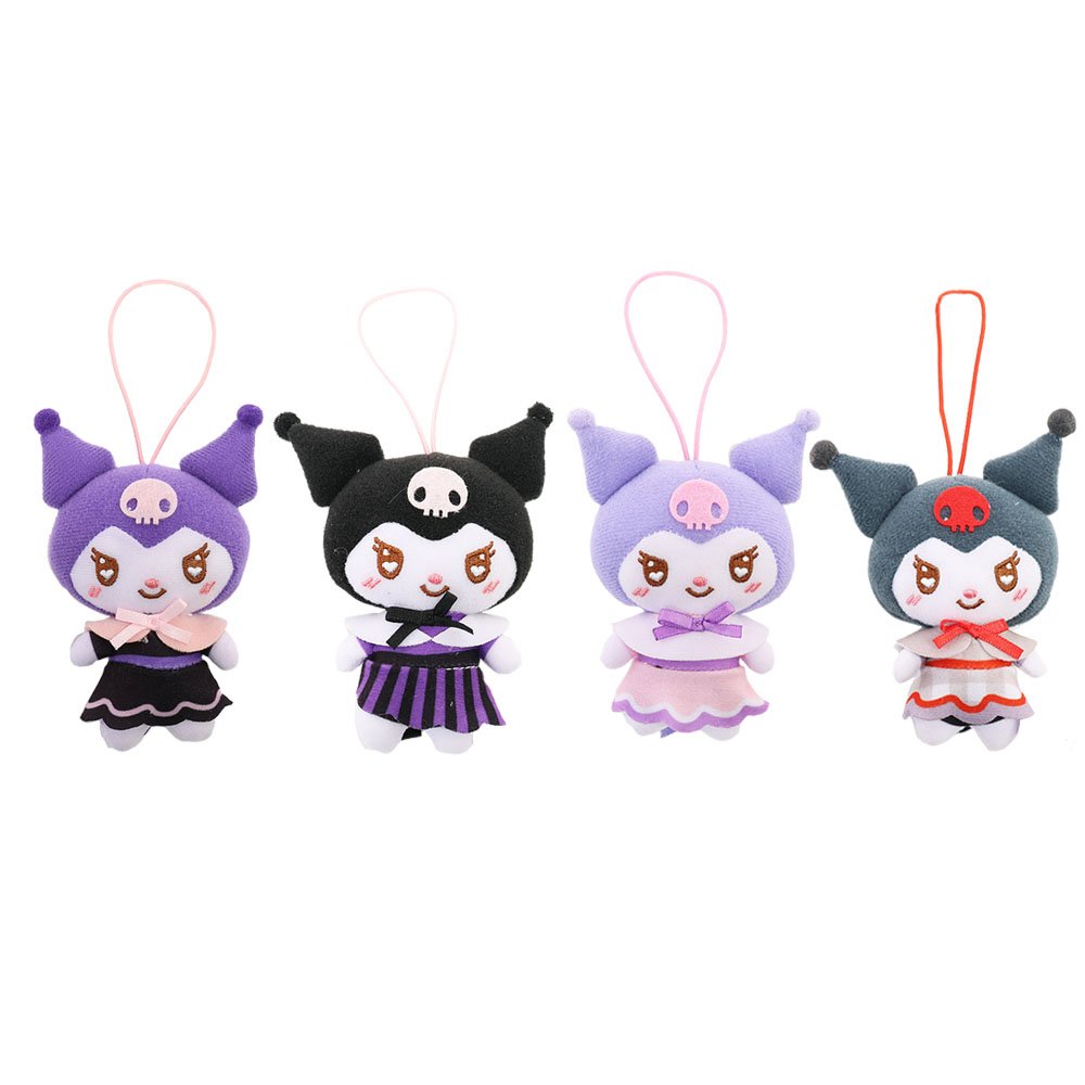 Kuromi Dress Collection Keychain Plush