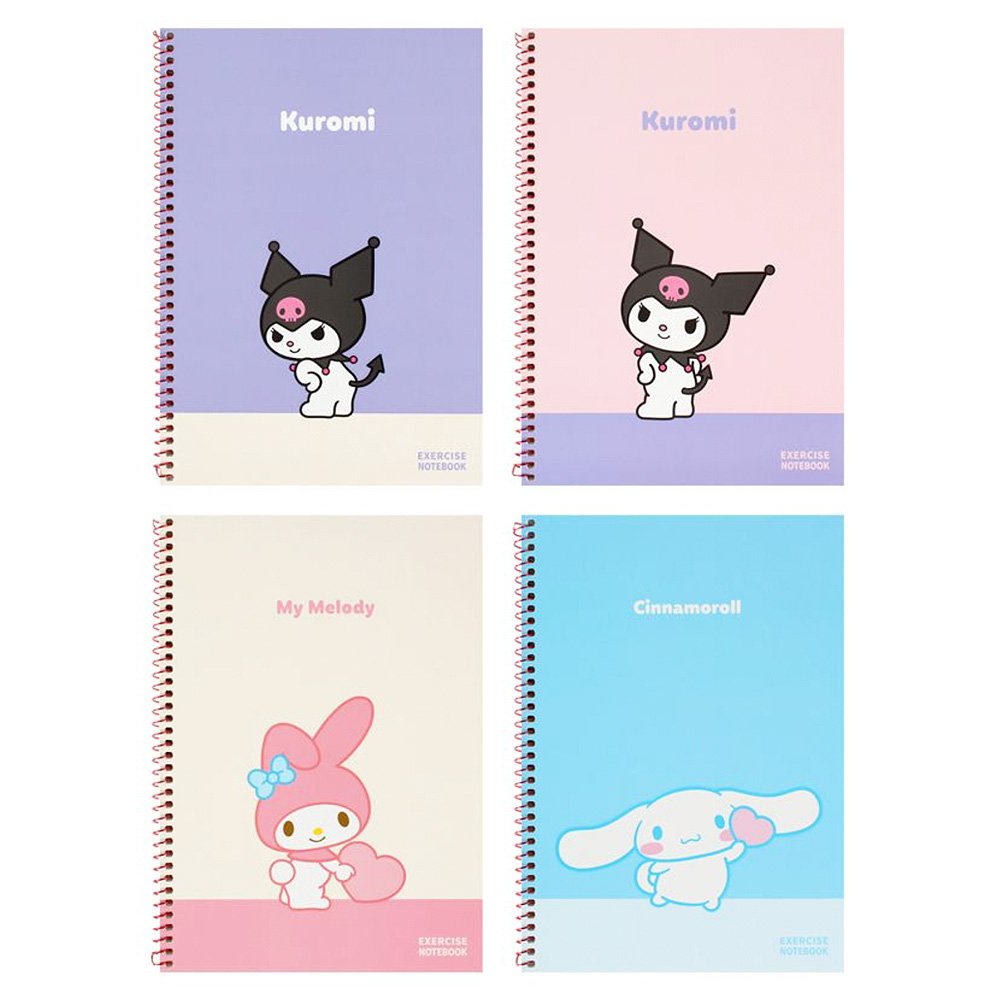 Sanrio Characters Blank Notebook