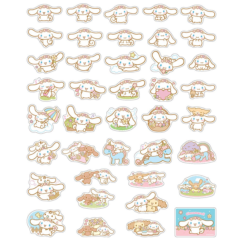 Sanrio Characters Tin Case Sticker Set