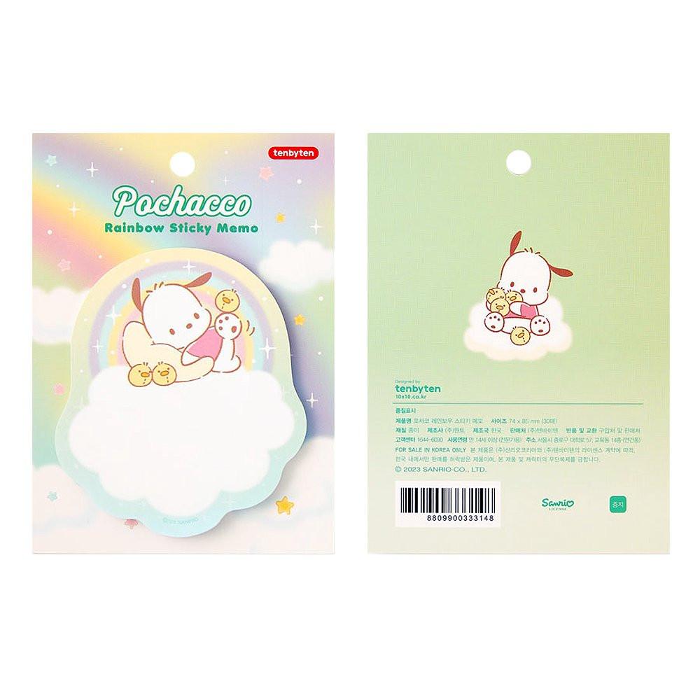 Sanrio Characters Rainbow Sticky Memo Pad