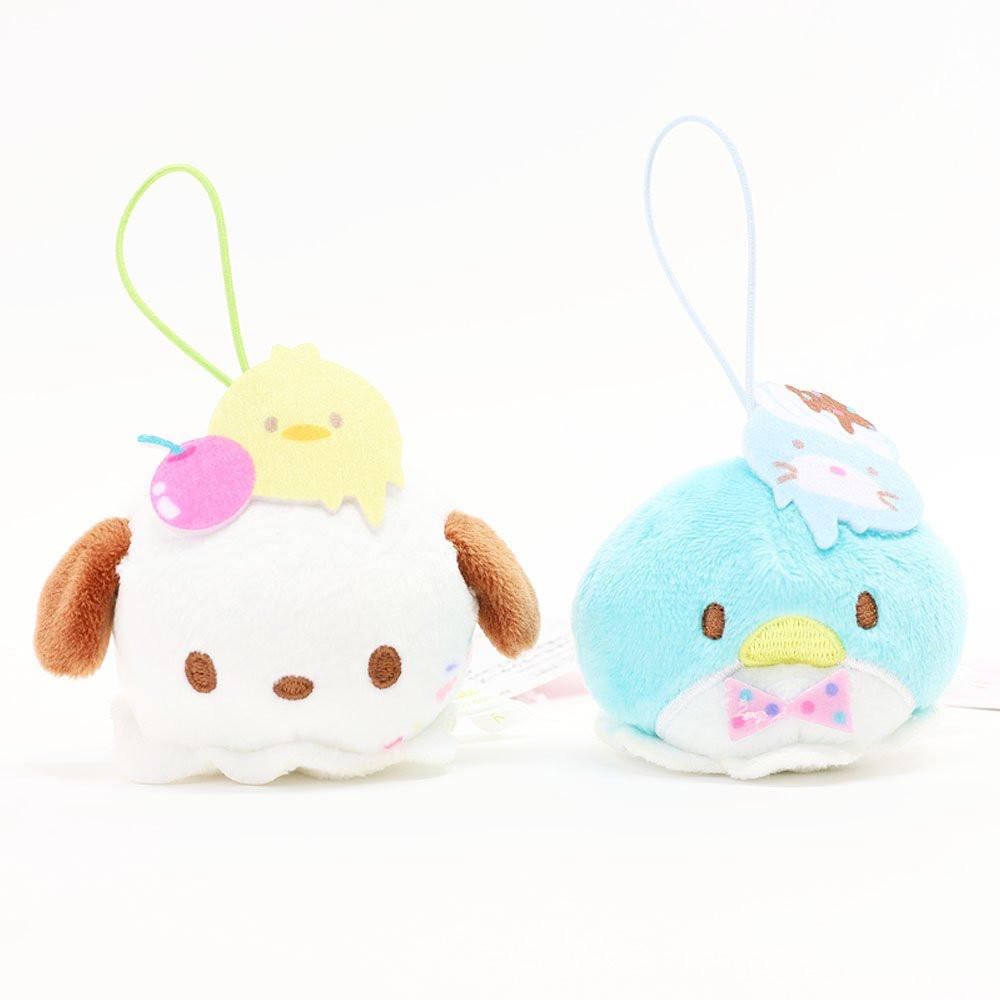Sanrio Characters Cupcake Keychain Plush
