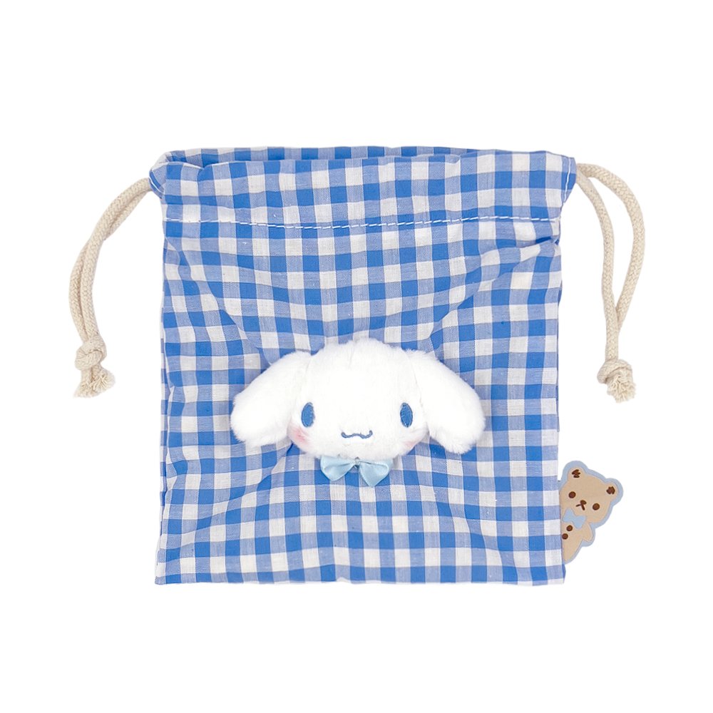 Sanrio Characters Checker Drawstring Pouch
