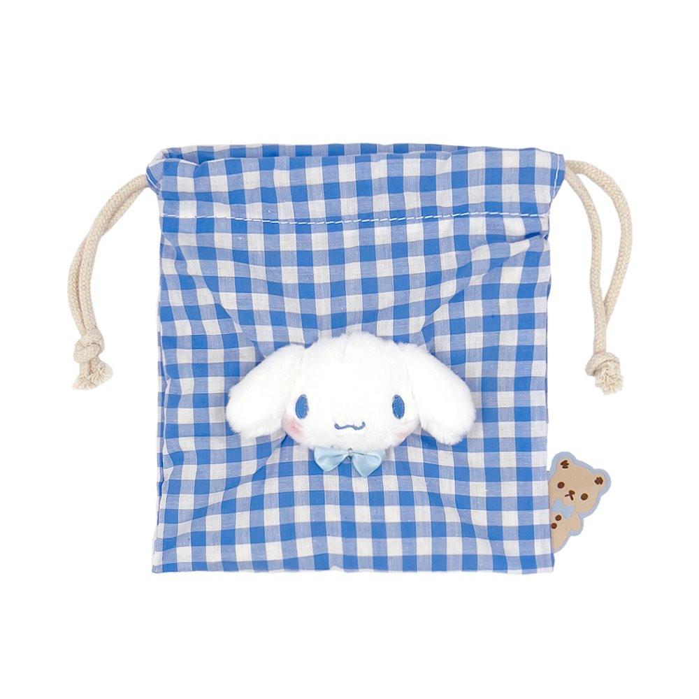 Sanrio Characters Checker Drawstring Pouch