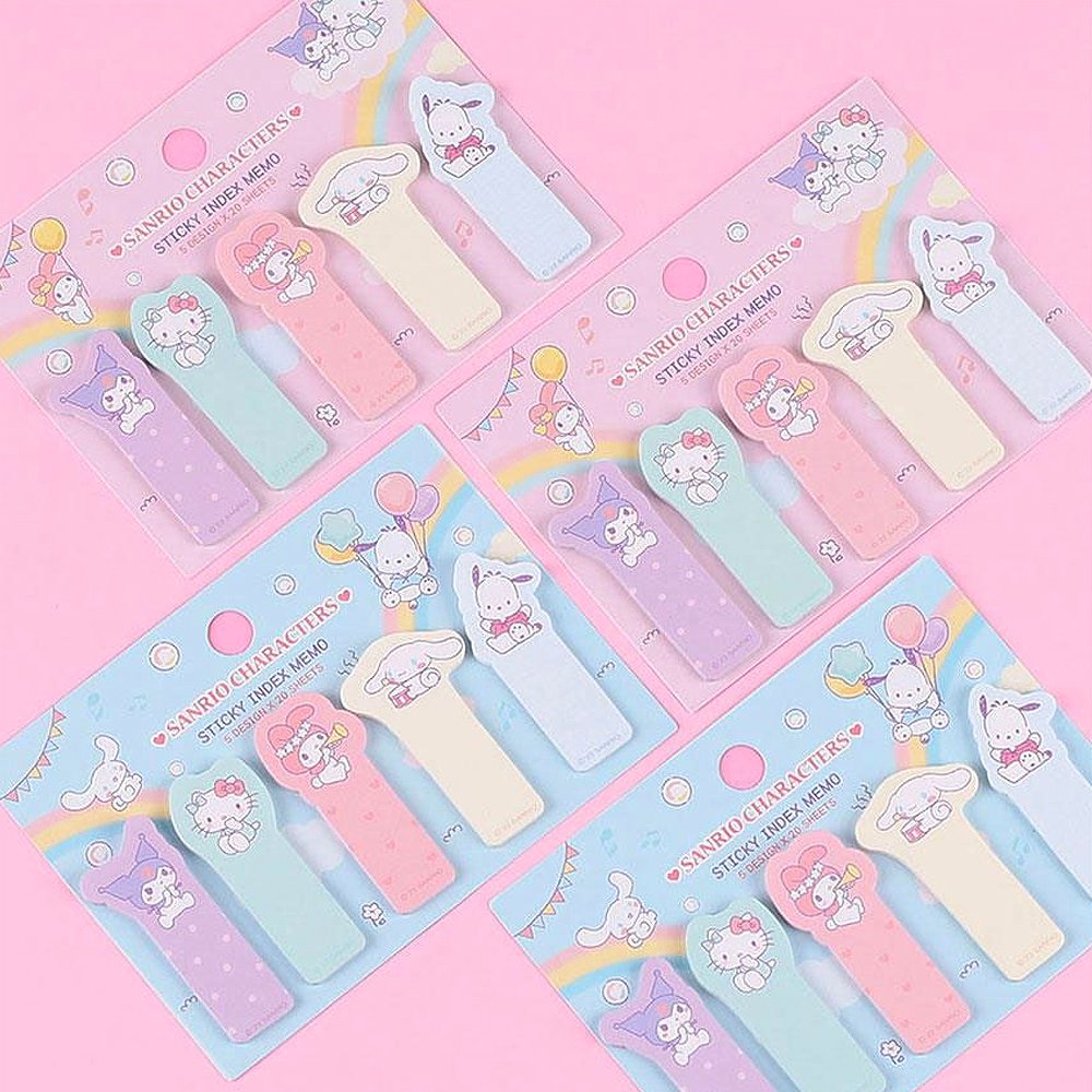 Sanrio Characters Assorted Sticky Index Memo