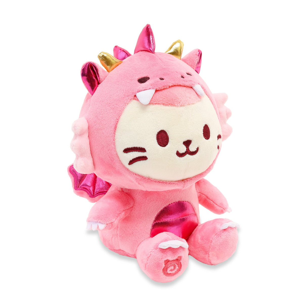Anirollz Pink Dragon Kittiroll 8" Medium Sitting Plush