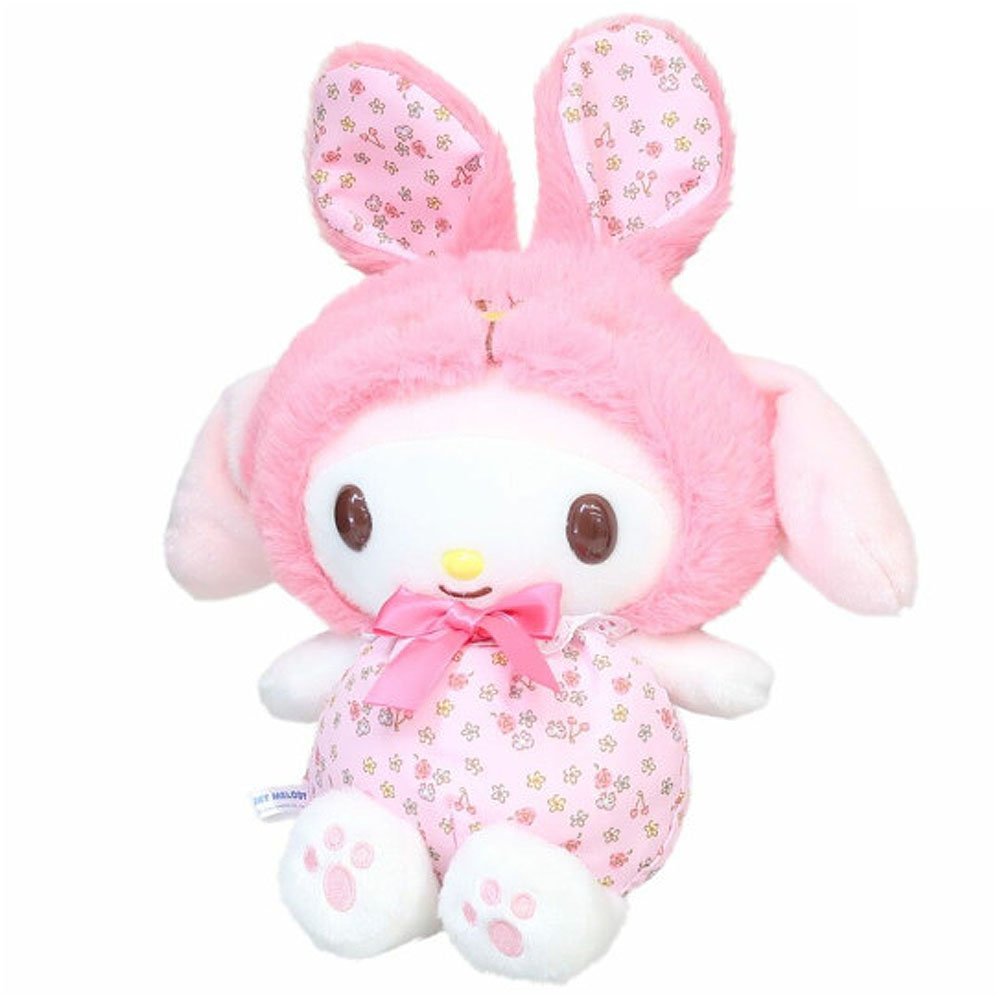 Sanrio My Melody Flower Bunny 11" Bean Doll Plush
