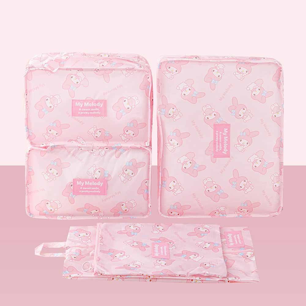 Sanrio My Melody Travel Pouch 5pcs Set
