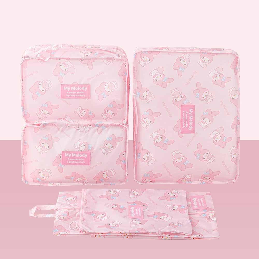 Sanrio My Melody Travel Pouch 5pcs Set