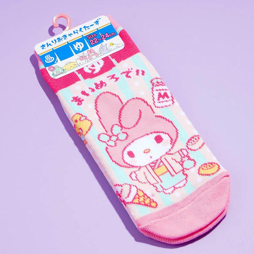 Sanrio My Melody Low-Cut Socks :Yukata