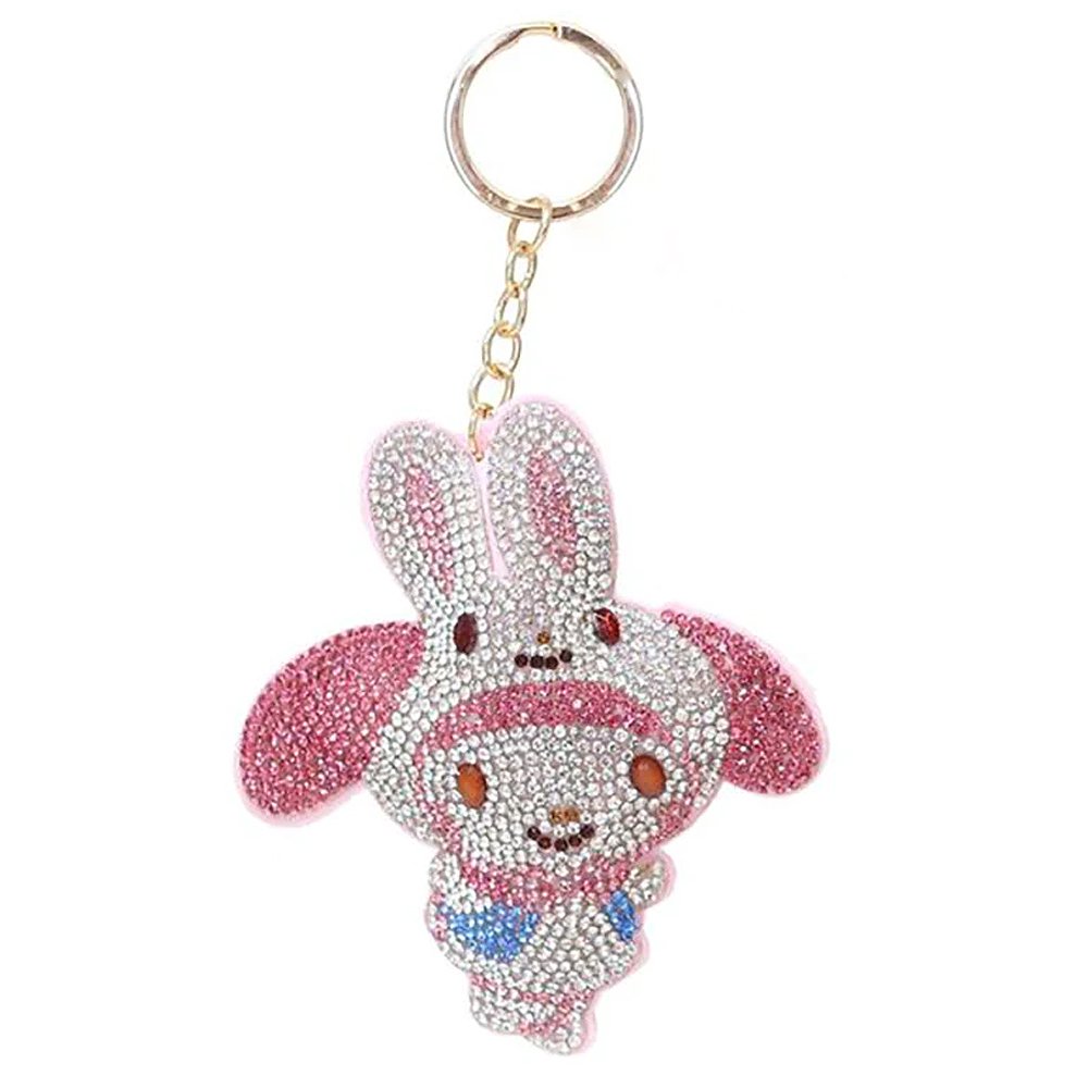 Sanrio Characters Rhinestone Mascot Keychain