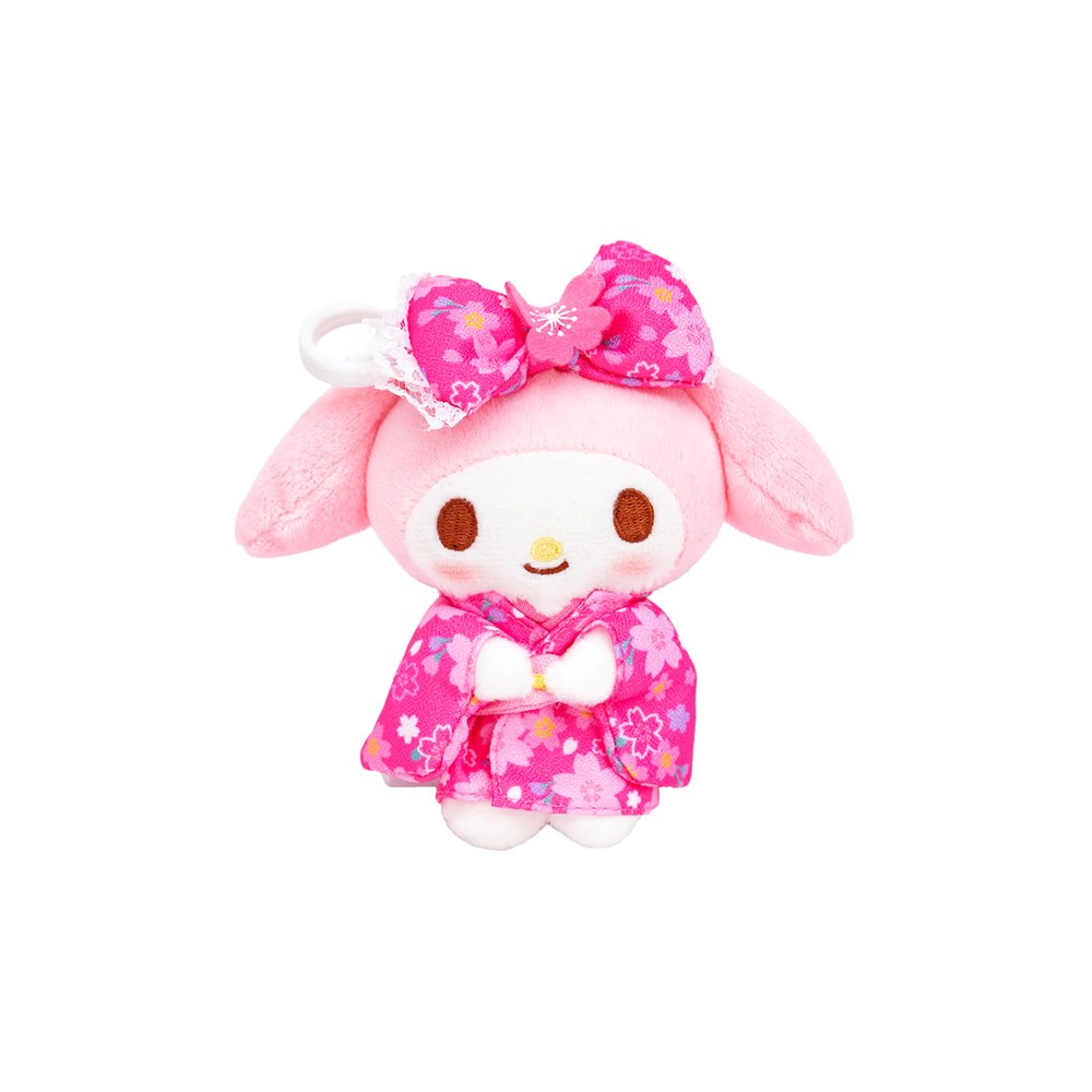 Sanrio My Melody Sakura Kimono Clip-On Plush