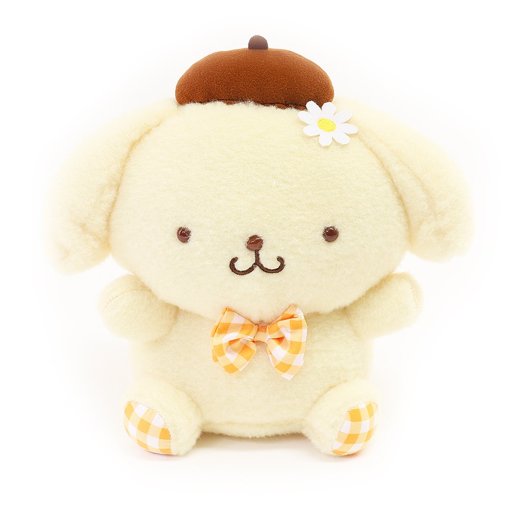 Sanrio Pompompurin Cuddly Plaid 11" Plush