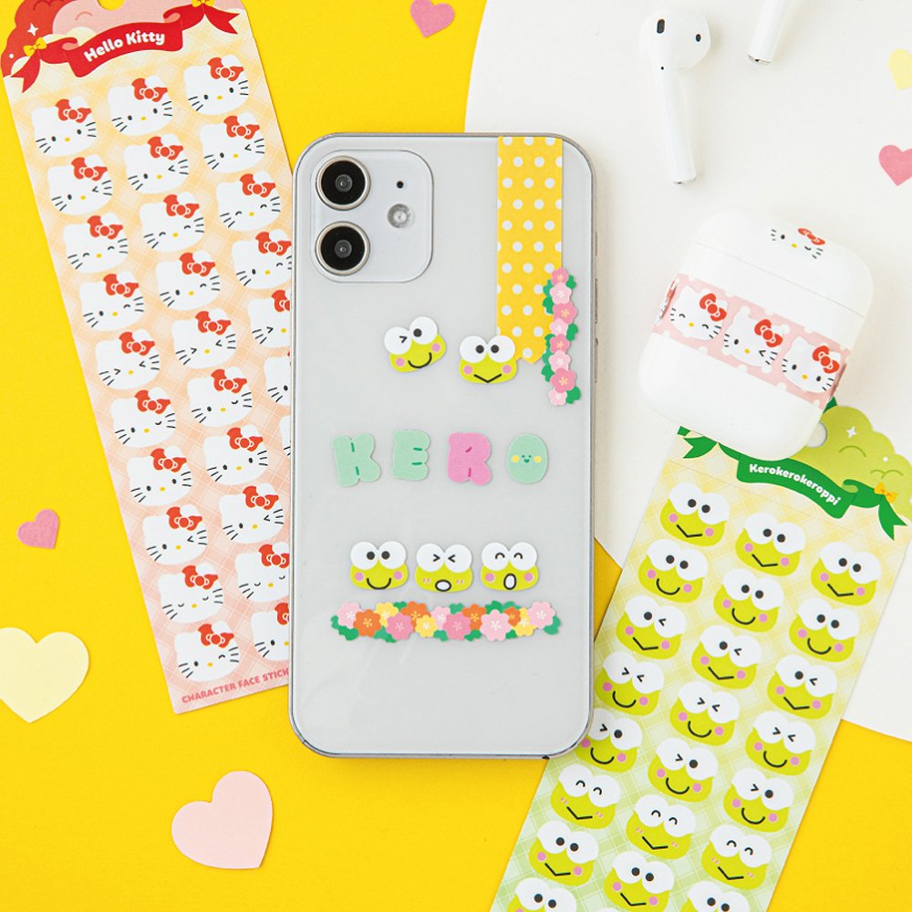 Sanrio Characters Face Sticker Sheet