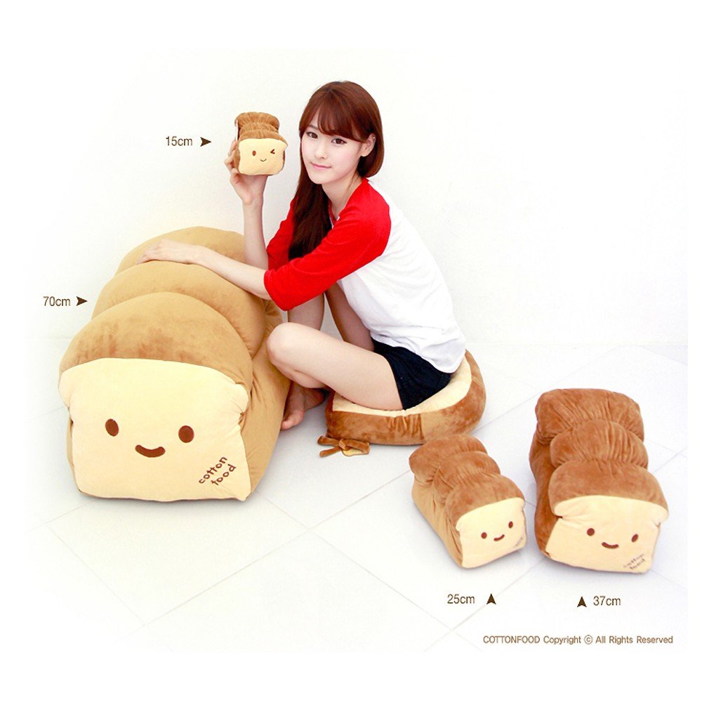 Bread 6" Plush Pillow Cushion Doll Toy