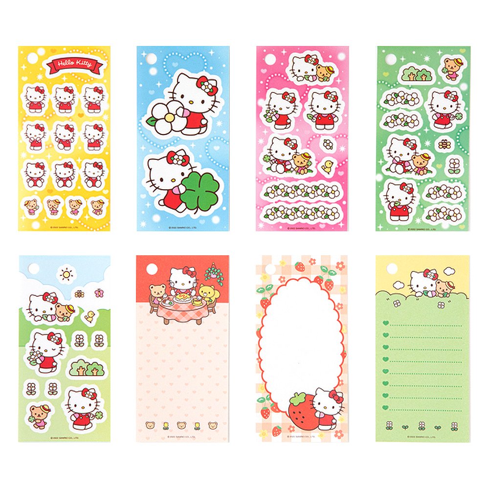 Sanrio Characters Ring Note Sticker Pack